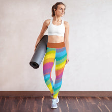 Load image into Gallery viewer, Rainbow Yoga Leggings, Custom Leggins