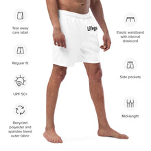 Load image into Gallery viewer, Custom Swim Trunks, Personalized all Over Print Mens Bathing Suit, Customized Printed Mens Swimwear, Mens UPF 50+ Swim Trunks