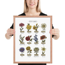 Load image into Gallery viewer, Custom Framed Poster, Birth Month Flowers Poster, Personalized Gift, Mother's Day, Anniversary, Wedding, Inspiration, Decor
