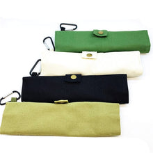 Load image into Gallery viewer, Bamboo Travel Utensils Sustainable Bamboo Cutlery Set Reusable Knife,Fork,Spoon,Biodegradable Straws Chopsticks Zero Waste Wrap