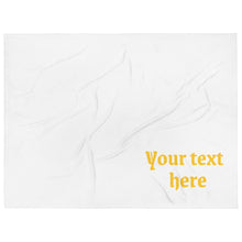 Load image into Gallery viewer, Personalized Christmas Gift Warm Throw Blanket, Monogrammed Throw Blanket Present, Cute Holiday Gift Idea, Custom Corporate Gift, College Student Gift, Gift for Him Her