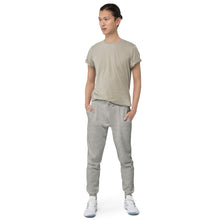 Load image into Gallery viewer, Unisex Fleece Sweatpants with Personalized Texts, Joggers for Men &  Women, Embroided Texts, Sweatpants with Pockets