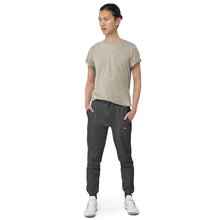 Load image into Gallery viewer, Unisex Fleece Sweatpants with Personalized Texts, Joggers for Men &  Women, Embroided Texts, Sweatpants with Pockets