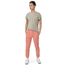 Load image into Gallery viewer, Unisex Fleece Sweatpants with Personalized Texts, Joggers for Men &  Women, Embroided Texts, Sweatpants with Pockets