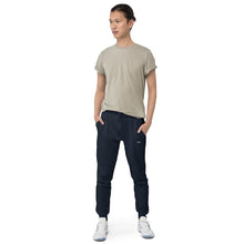 Load image into Gallery viewer, Unisex Fleece Sweatpants with Personalized Texts, Joggers for Men &  Women, Embroided Texts, Sweatpants with Pockets