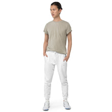Load image into Gallery viewer, Unisex Fleece Sweatpants with Personalized Texts, Joggers for Men &  Women, Embroided Texts, Sweatpants with Pockets