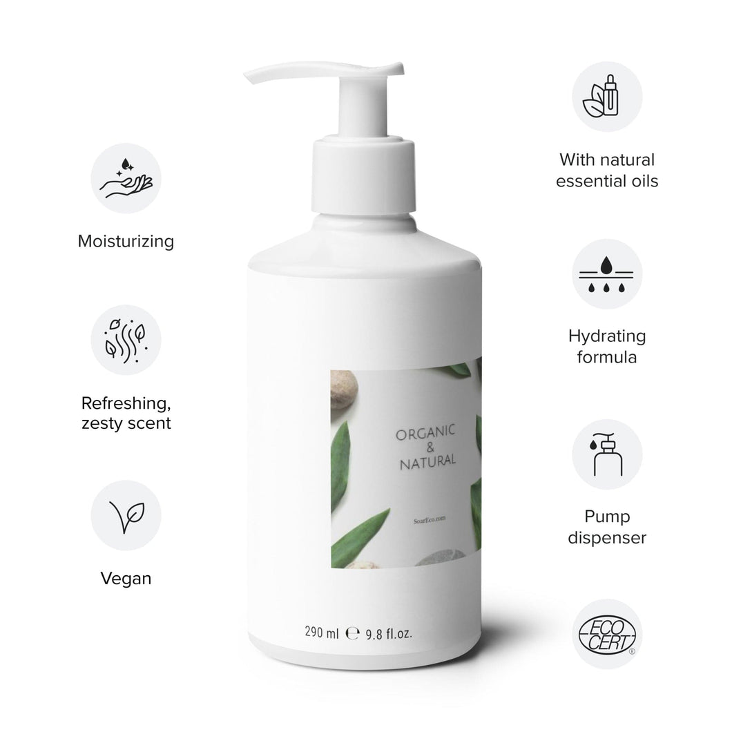 Custom Printed Refreshing Natural Hand & Body lotion, Add Your Own Image or Logo, Company, Hotel, Salon, Spa, Cruise