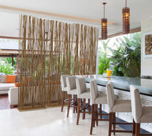 Load image into Gallery viewer, Single Panel Room Divider with Bamboo Branches Design

