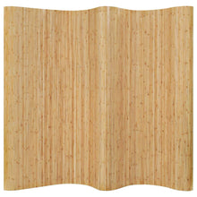 Load image into Gallery viewer, Natural Bamboo Room Divider  98.4&quot;x65&quot;
