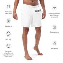 Load image into Gallery viewer, Custom Swim Trunks, Personalized all Over Print Mens Bathing Suit, Customized Printed Mens Swimwear, Mens UPF 50+ Swim Trunks
